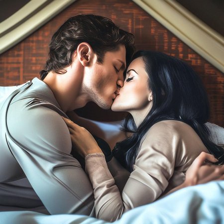 Пары целуются