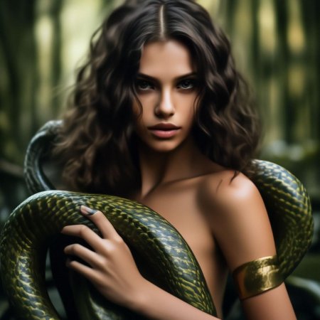 Девушка змей