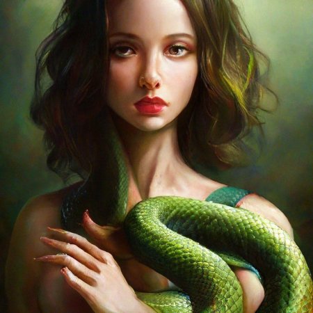 Девушка змей