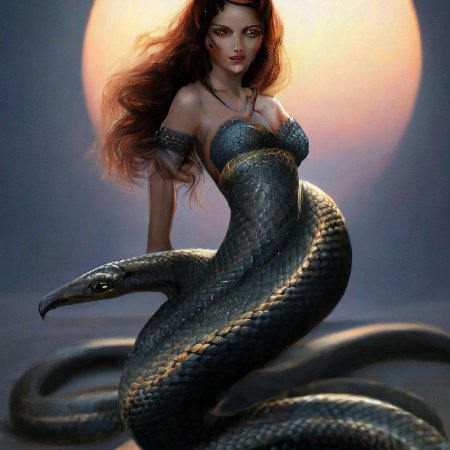 Девушка змей