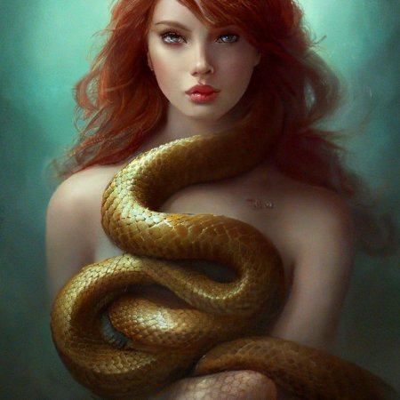 Рыжая змея