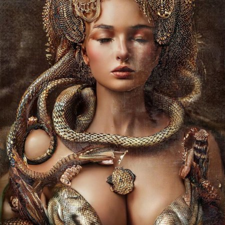 Змея девушка
