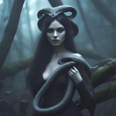 Красивые девушки со змеями