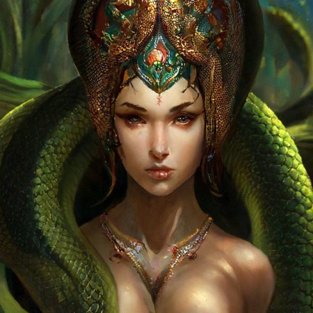 Девушка змей