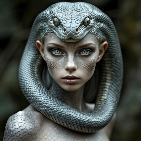 Девушка змей