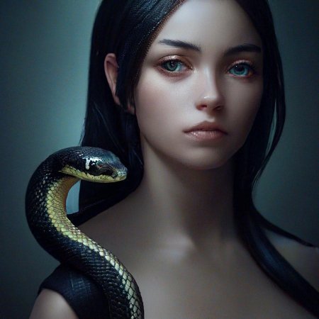 Девушка змей