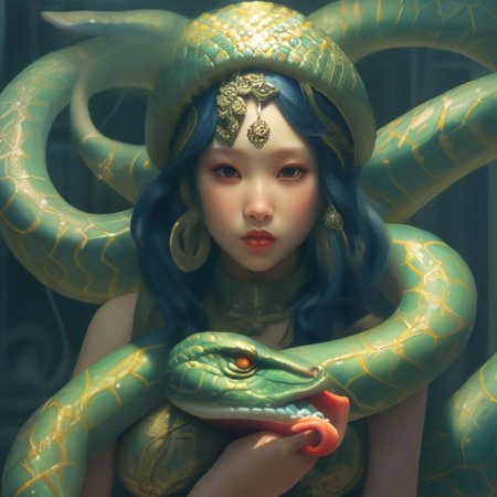 Змея девушка