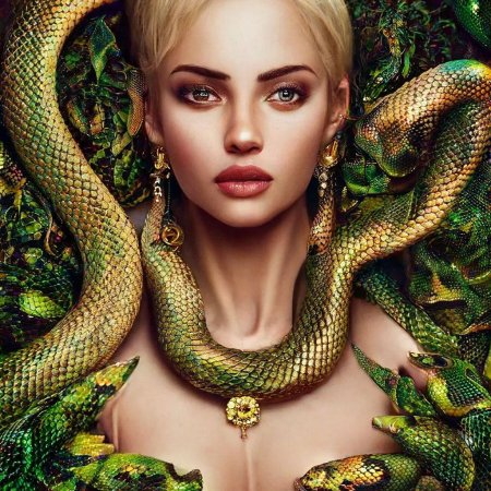 Девушка змей