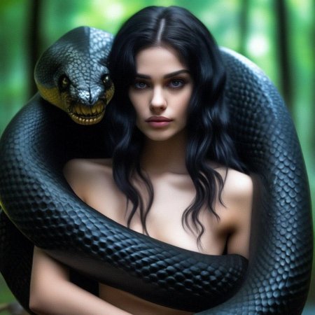 Девушка змей