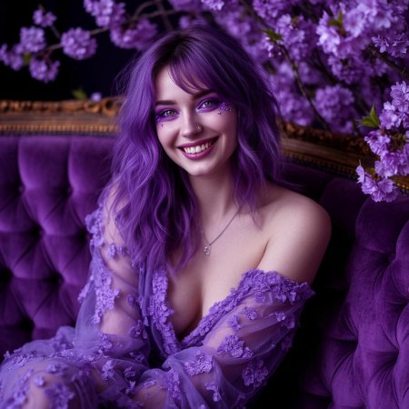 Сиреневые цвета