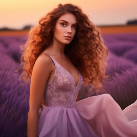 Кудрявые длинные волосы