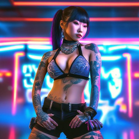 В стиле киберпанк