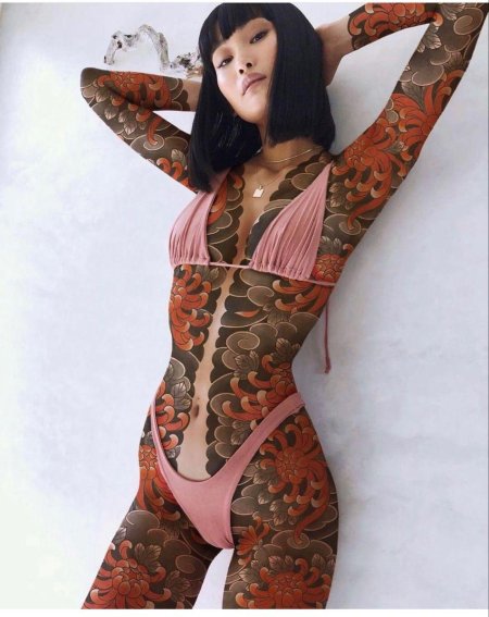 Татуированные модели