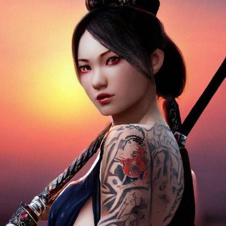 Гейша с мечом