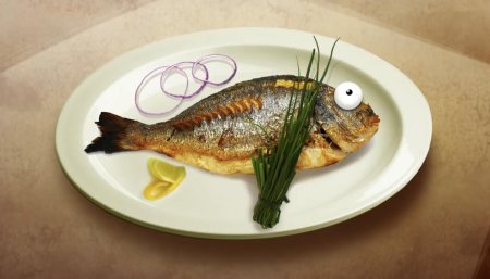 Рыба жареная