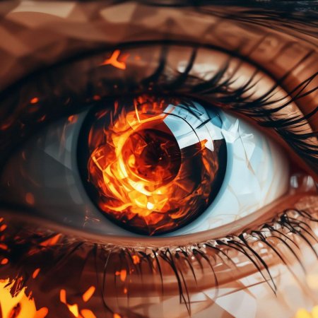 Глаза горят