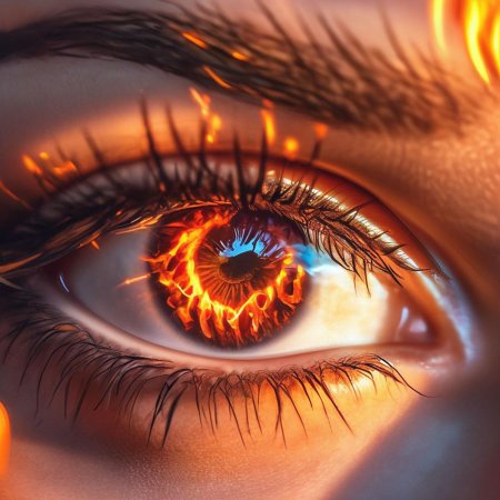 Красивая глаза