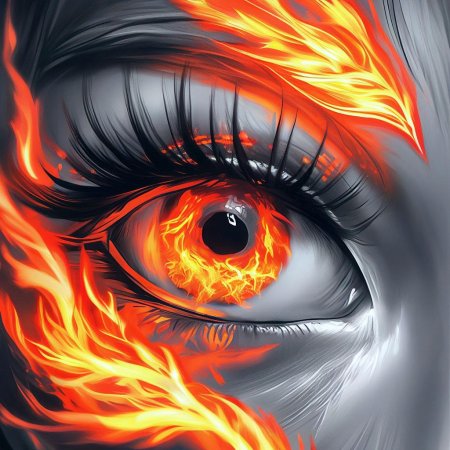 Глаза горят