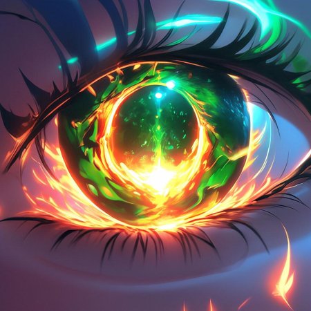 Глаза в стиле аниме