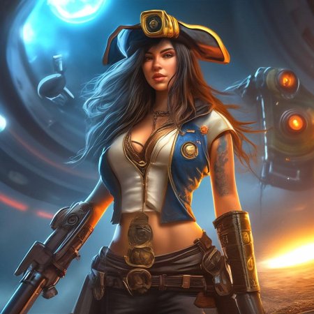 Космическая девушка