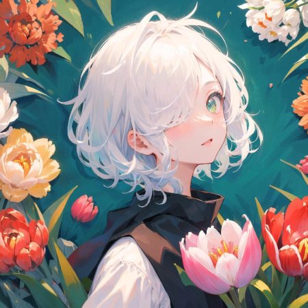 Аниме цветы