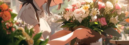 Аниме цветок