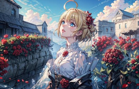 Аниме цветы