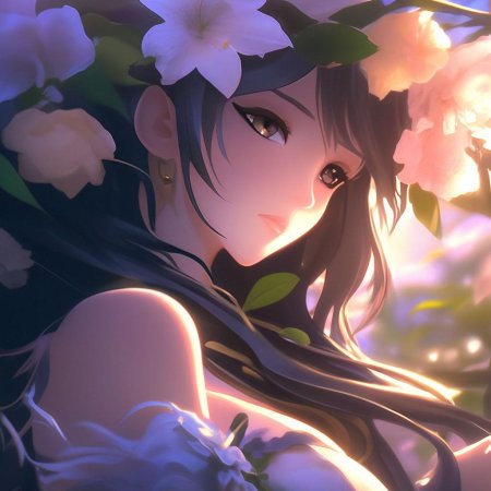 Аниме девушка красивая