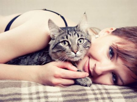 Фотосессия с кошкой