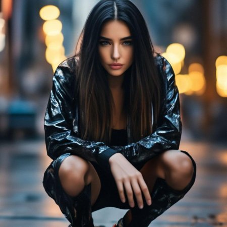 Красивая брюнетка