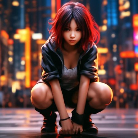 В стиле аниме