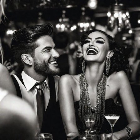 Элегантные мужчина и женщина