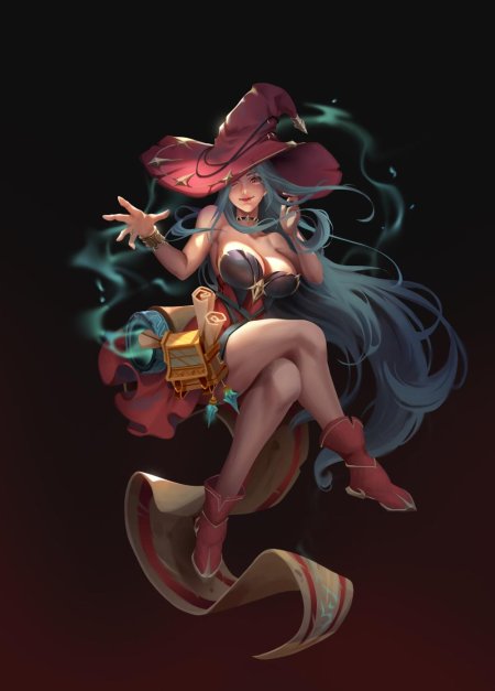 Эвелин ведьма аниме