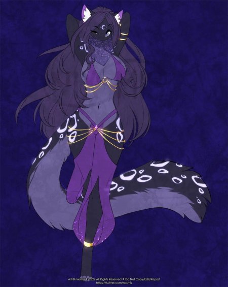 Фурри танцовщица