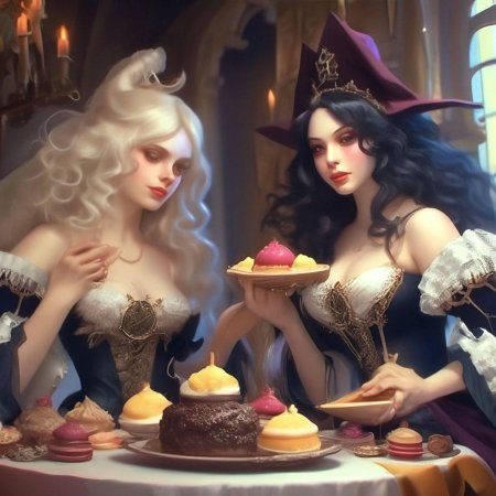 Красивая ведьмочка