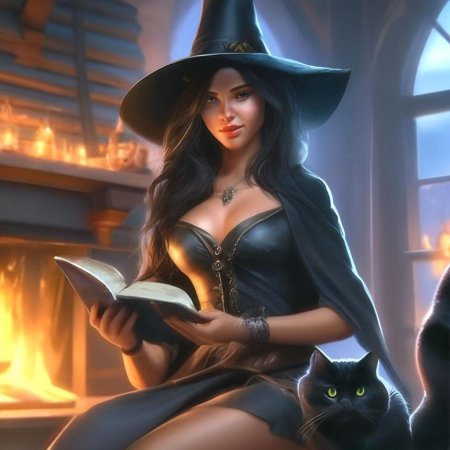 Колдунья арт