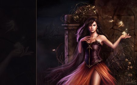 Красивая девушка фэнтези