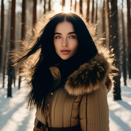 В зимнем лесу