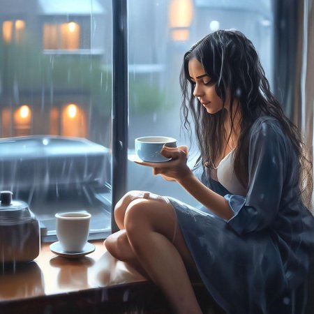 Девушка у окна