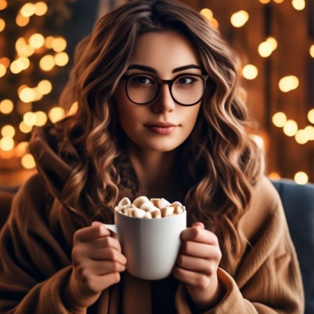 Девушка в очках