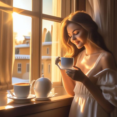 С добрым утром девушка