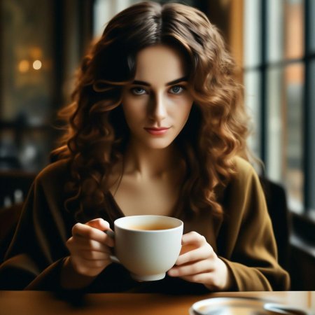 Кофе девушка