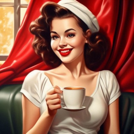 В стиле пин ап