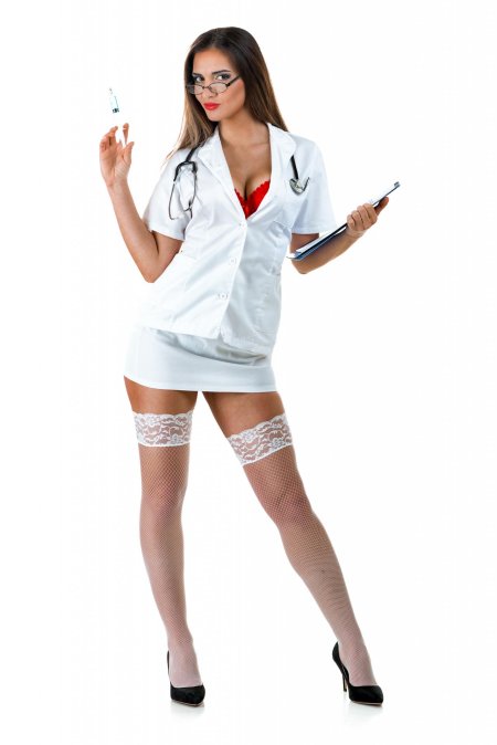 Красивые медсестры в чулках