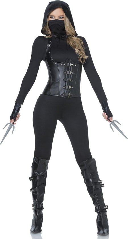 Костюм девушки ниндзя