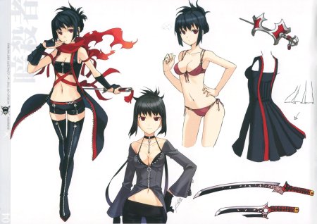 Аниме девушки ниндзя