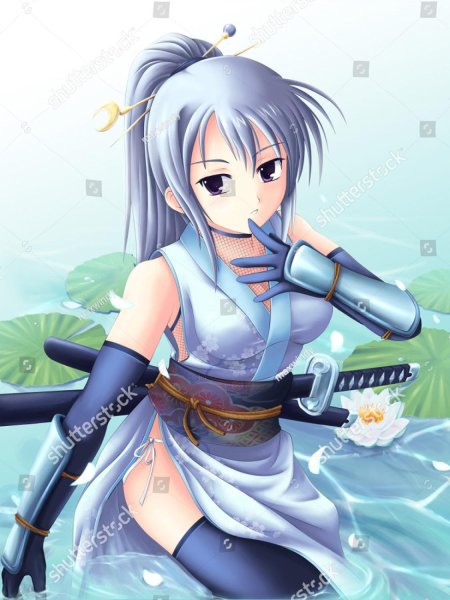 Аниме девушки ниндзя