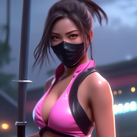 Девушка воительница