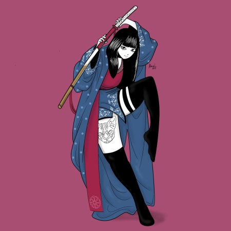 Кимоно Мишель катана