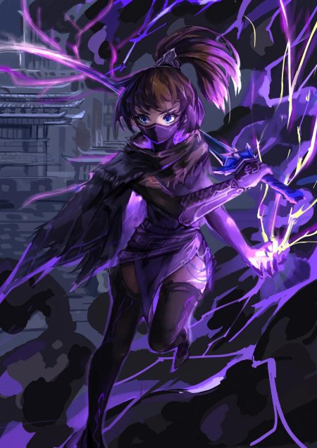 Фиолетовый ниндзя